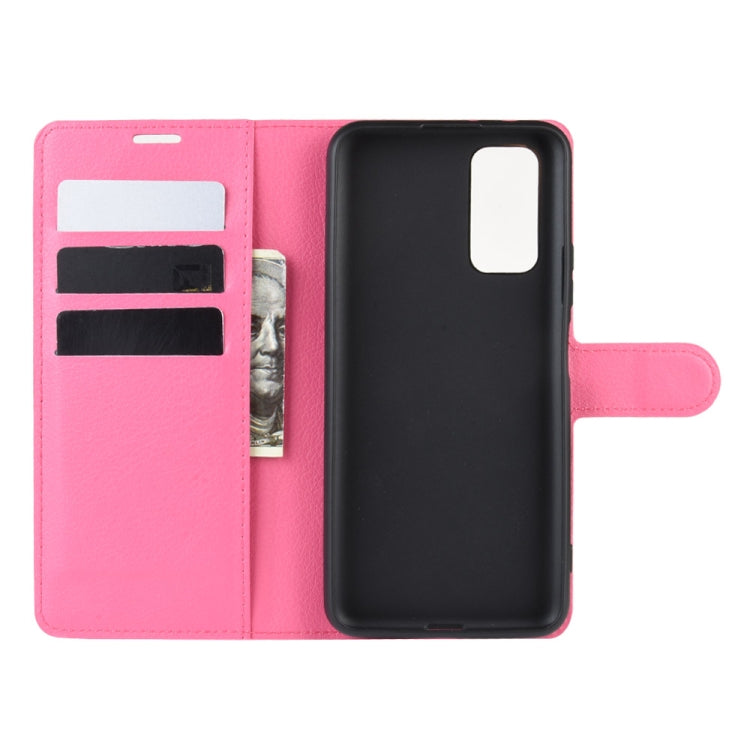 For Huawei Honor V30/V30 Pro Litchi Texture Horizontal Flip Protective Case with Holder & Card Slots & Wallet