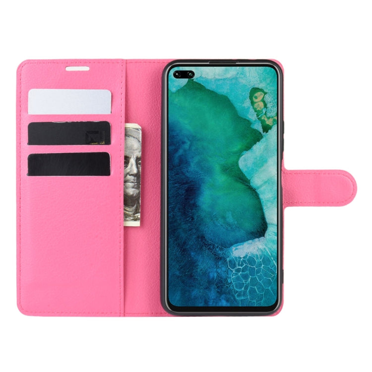 For Huawei Honor V30/V30 Pro Litchi Texture Horizontal Flip Protective Case with Holder & Card Slots & Wallet