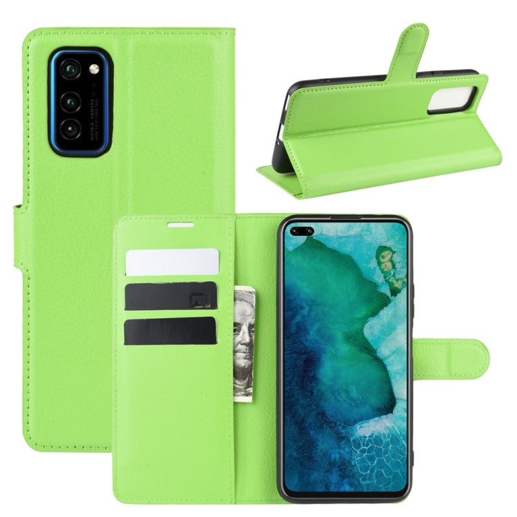 For Huawei Honor V30/V30 Pro Litchi Texture Horizontal Flip Protective Case with Holder & Card Slots & Wallet