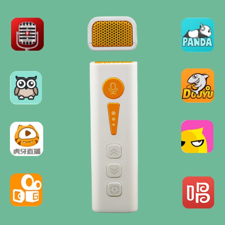 I3K Portable Collar Bluetooth Karaoke Microphone Headset Mobile Computer Live Sound Card Recording Set