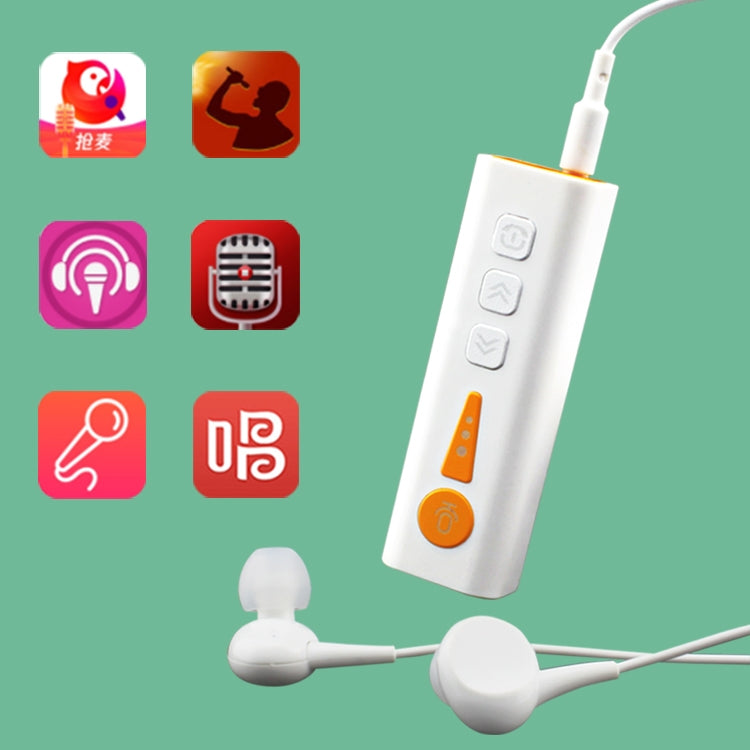 I3K Portable Collar Bluetooth Karaoke Microphone Headset Mobile Computer Live Sound Card Recording Set