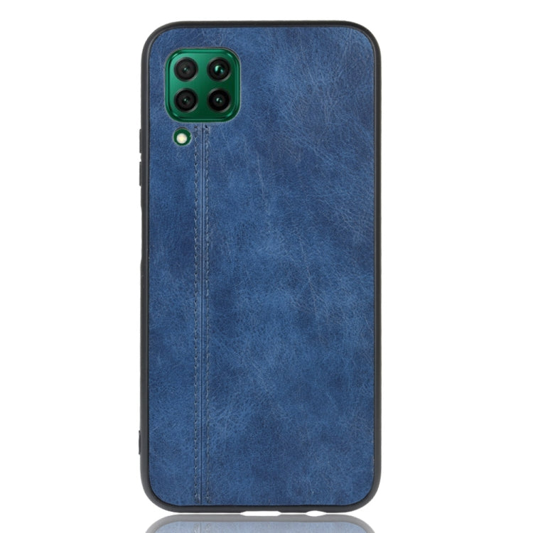 For Huawei Nova 6 SE Shockproof Sewing Cow Pattern Skin PC + PU + TPU Case