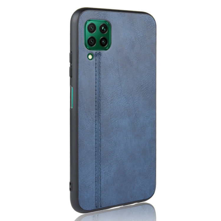 For Huawei Nova 6 SE Shockproof Sewing Cow Pattern Skin PC + PU + TPU Case