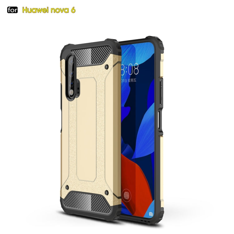 For Huawei Nova 6 Magic Armor TPU + PC Combination Case