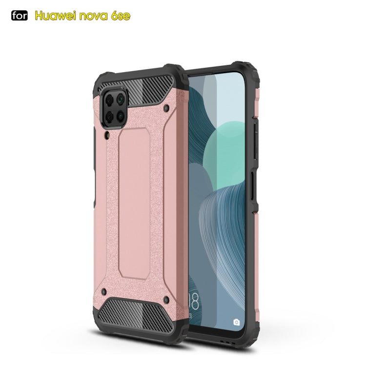 For Huawei Nova 6 SE Magic Armor TPU + PC Combination Case