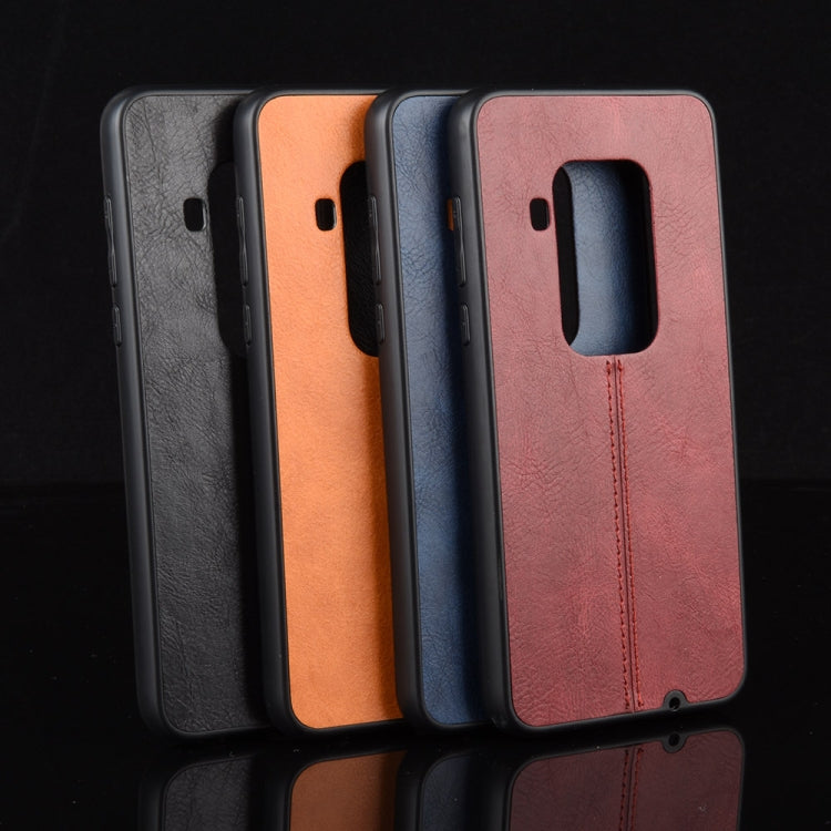 For Motorola One Zoom/One Pro  Shockproof Sewing Cow Pattern Skin PC + PU + TPU Case