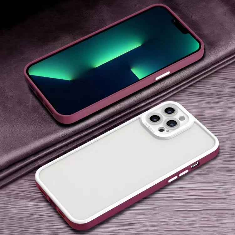 For iPhone 12 Pro Cat Eye Skin Feel 3 in 1 Phone Case