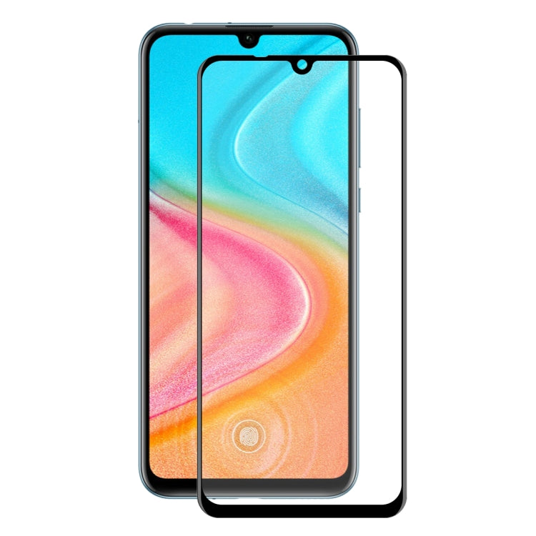 For Huawei Honor 20 Lite ENKAY Hat-Prince 0.2mm 9H 3D Full Screen Soft Carbon Fiber Edges Tempered Glass Film