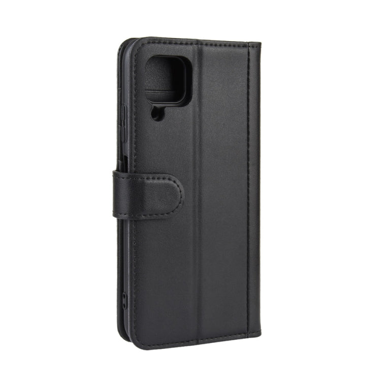 For Huawei Nova 6 SE Horizontal Flip Genuine Leather Case with Holder & Card Slots & Wallet