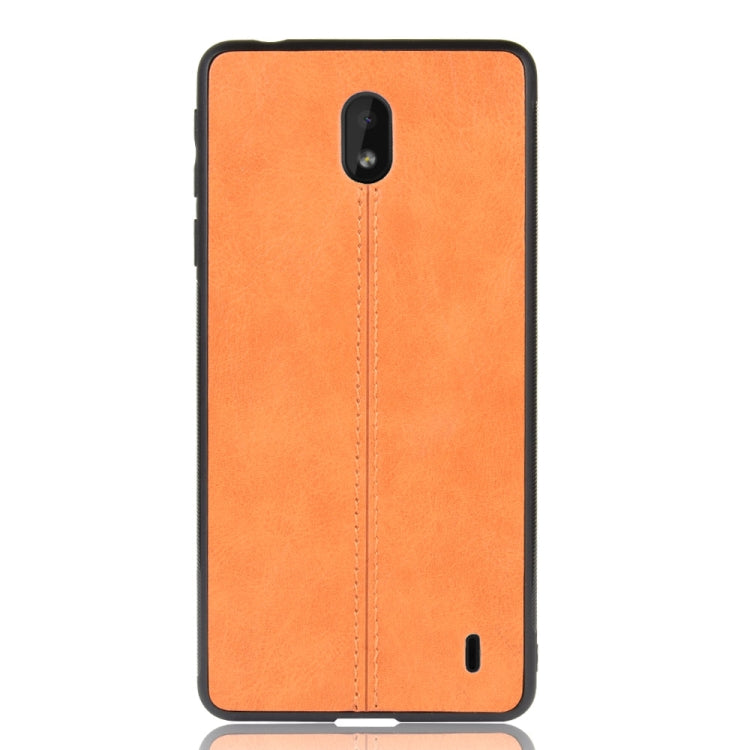 For Nokia 1 Plus Shockproof Sewing Cow Pattern Skin PC + PU + TPU Case