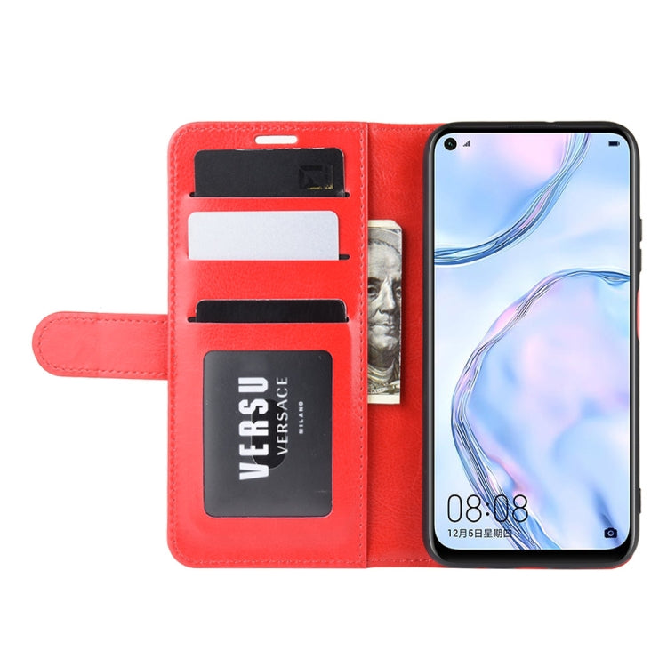 For Huawei Nova 6 SE R64 Texture Single Horizontal Flip Protective Case with Holder & Card Slots & Wallet& Photo Frame