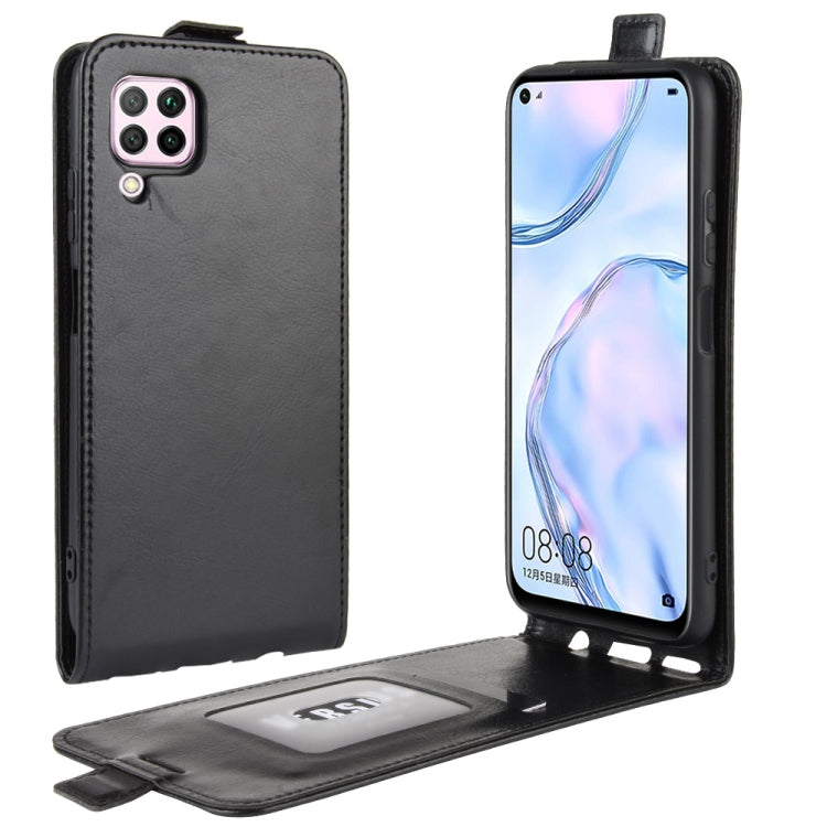 For Huawei Nova 6 SE R64 Texture Single Vertical Flip Leather Protective Case with Card Slots & Photo Frame