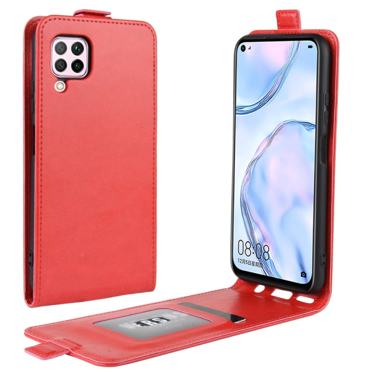 For Huawei Nova 6 SE R64 Texture Single Vertical Flip Leather Protective Case with Card Slots & Photo Frame