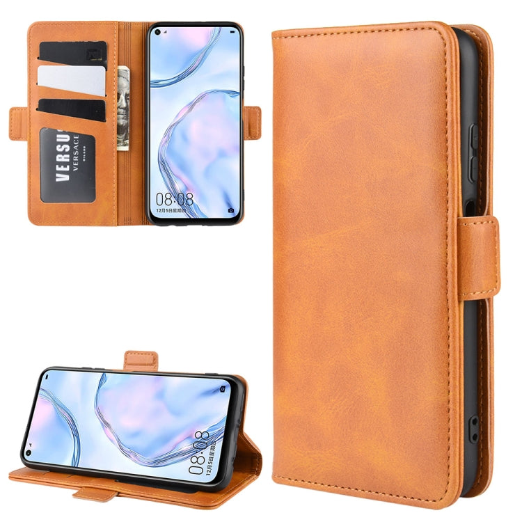 For Huawei Nova 6 SE Dual-side Magnetic Buckle Horizontal Flip Leather Case with Holder & Card Slots & Wallet