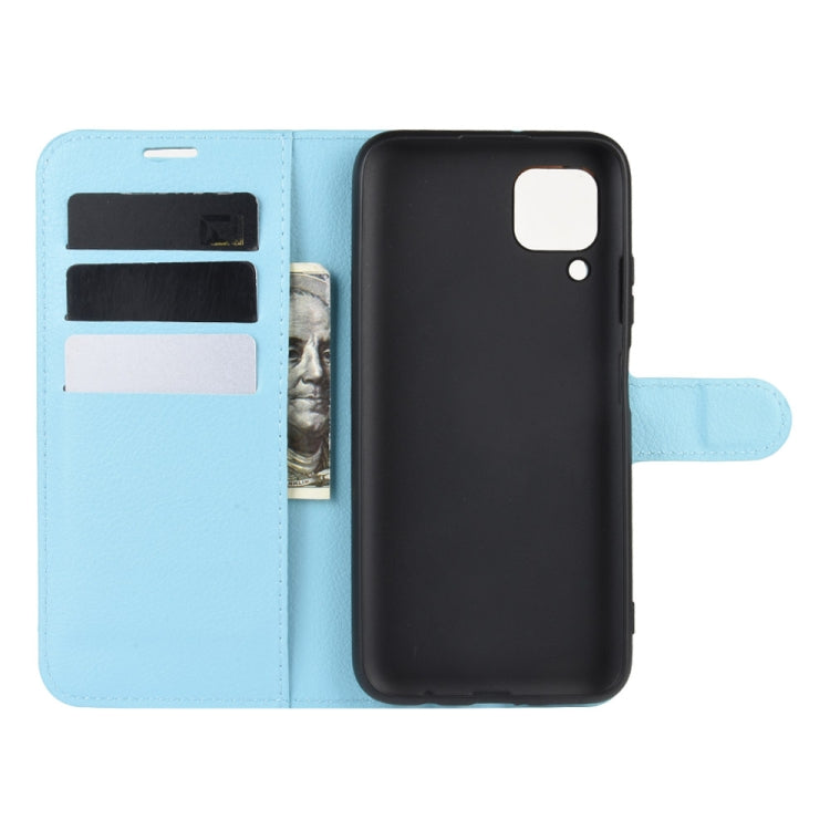 For Huawei Nova 6 SE Litchi Texture Horizontal Flip Protective Case with Holder & Card Slots & Wallet