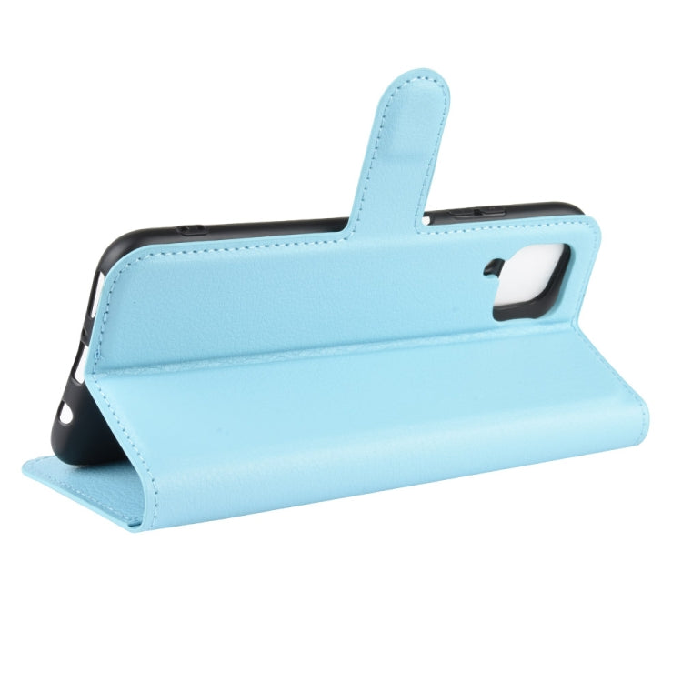 For Huawei Nova 6 SE Litchi Texture Horizontal Flip Protective Case with Holder & Card Slots & Wallet