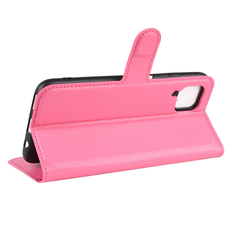 For Huawei Nova 6 SE Litchi Texture Horizontal Flip Protective Case with Holder & Card Slots & Wallet