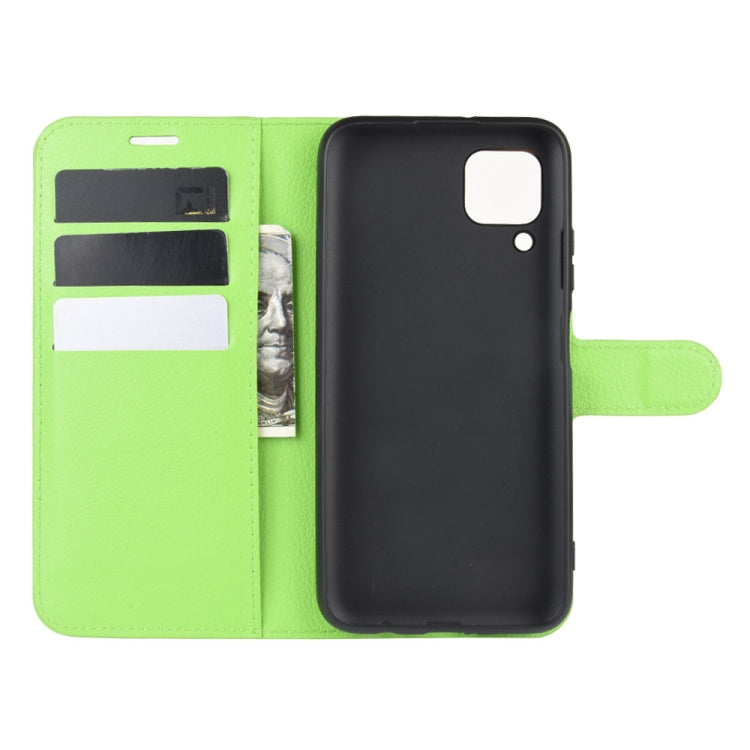 For Huawei Nova 6 SE Litchi Texture Horizontal Flip Protective Case with Holder & Card Slots & Wallet