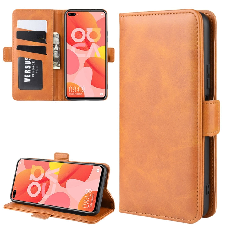 For Huawei Nova 6 5G Dual-side Magnetic Buckle Horizontal Flip Leather Case with Holder & Card Slots & Wallet