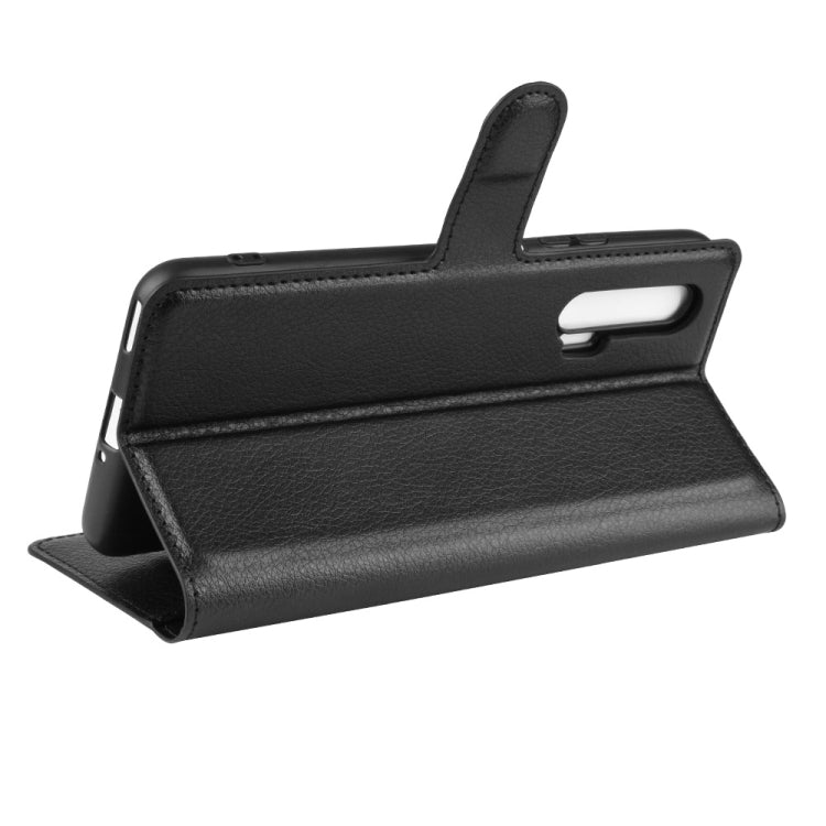 For Huawei Nova 6 5G Litchi Texture Horizontal Flip Protective Case with Holder & Card Slots & Wallet