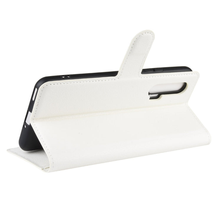 For Huawei Nova 6 5G Litchi Texture Horizontal Flip Protective Case with Holder & Card Slots & Wallet