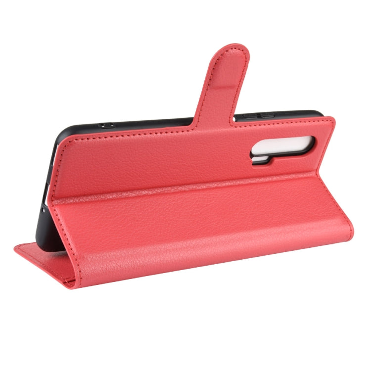 For Huawei Nova 6 5G Litchi Texture Horizontal Flip Protective Case with Holder & Card Slots & Wallet