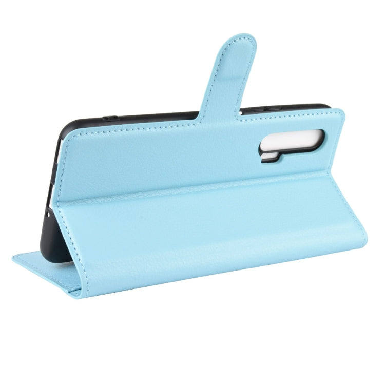 For Huawei Nova 6 5G Litchi Texture Horizontal Flip Protective Case with Holder & Card Slots & Wallet