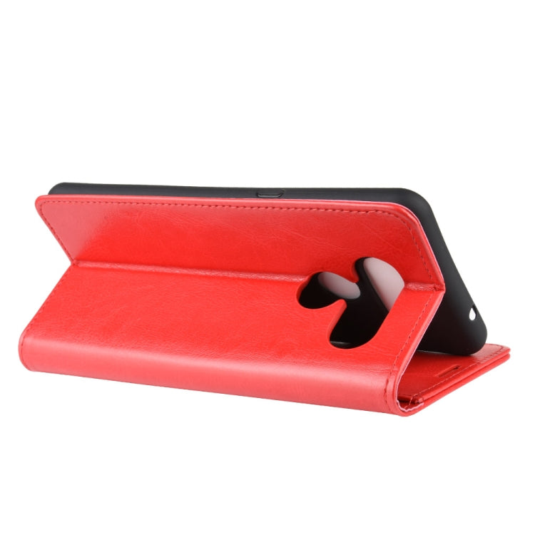 For LG K50S R64 Texture Single Horizontal Flip Protective Case with Holder & Card Slots & Wallet& Photo Frame