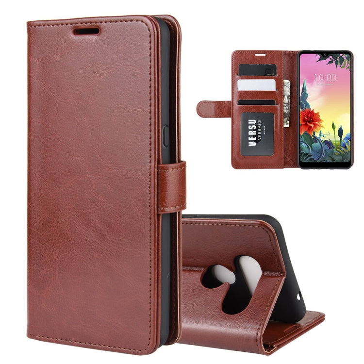 For LG K50S R64 Texture Single Horizontal Flip Protective Case with Holder & Card Slots & Wallet& Photo Frame