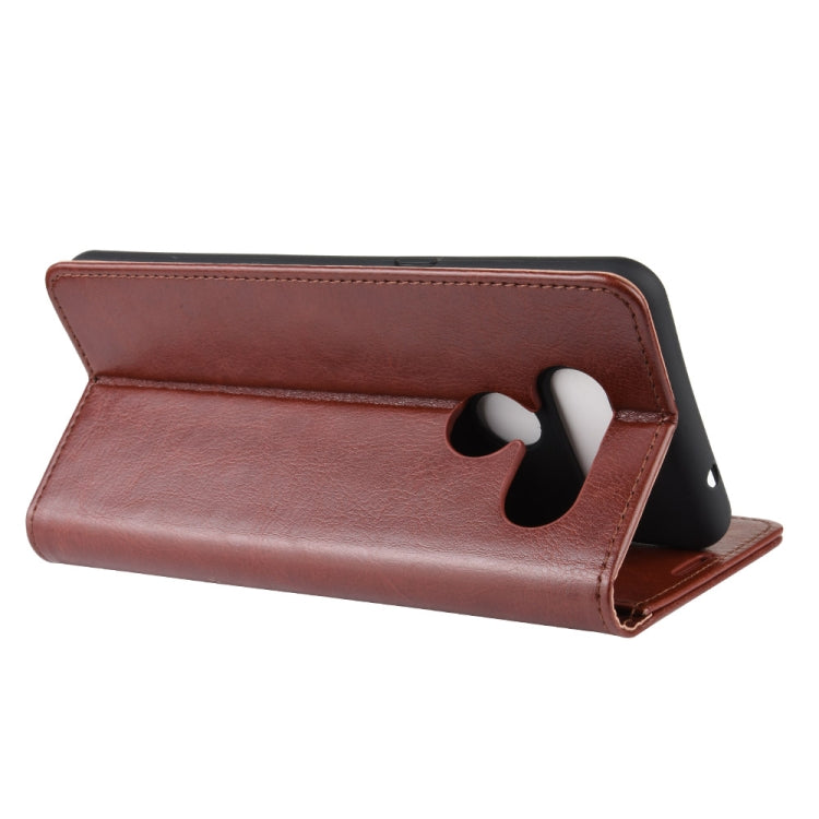 For LG K50S R64 Texture Single Horizontal Flip Protective Case with Holder & Card Slots & Wallet& Photo Frame