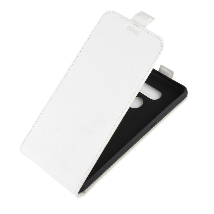 For LG K50S R64 Texture Single Vertical Flip Leather Protective Case with Card Slots & Photo Frame