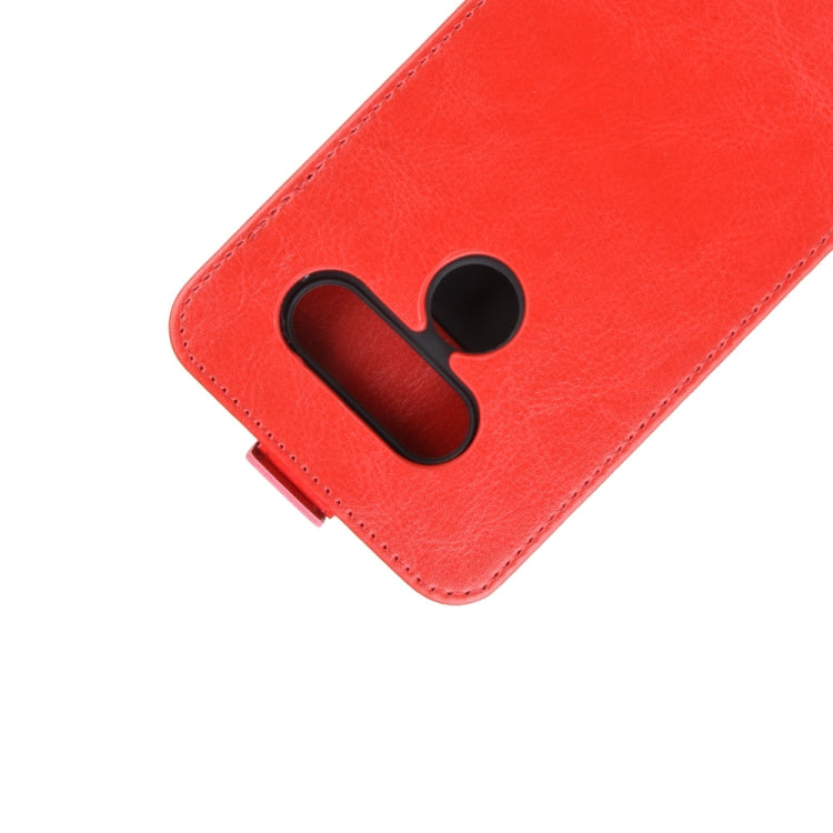 For LG K50S R64 Texture Single Vertical Flip Leather Protective Case with Card Slots & Photo Frame