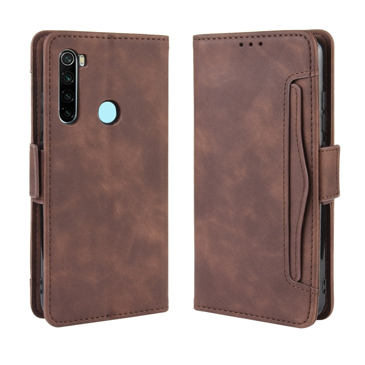 For Xiaomi Redmi Note 8T Wallet Style Skin Feel Calf Pattern Leather Case ï¼Œwith Separate Card Slot