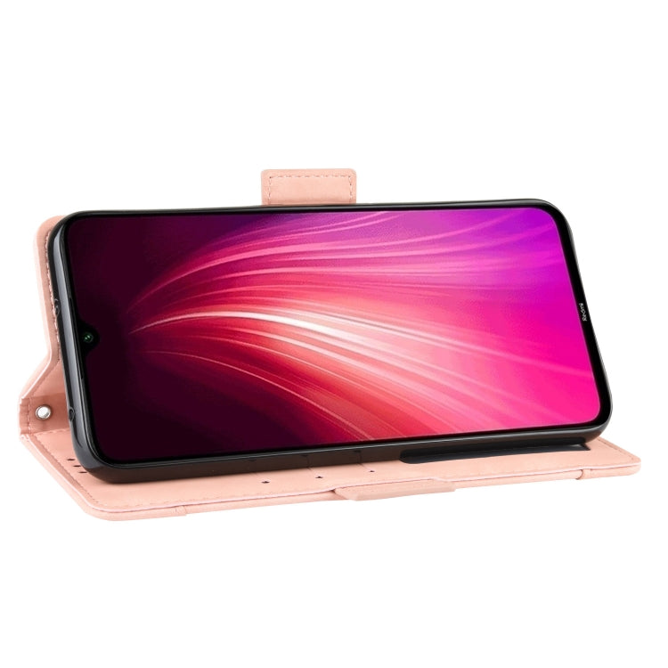 For Xiaomi Redmi Note 8T Wallet Style Skin Feel Calf Pattern Leather Case ï¼Œwith Separate Card Slot