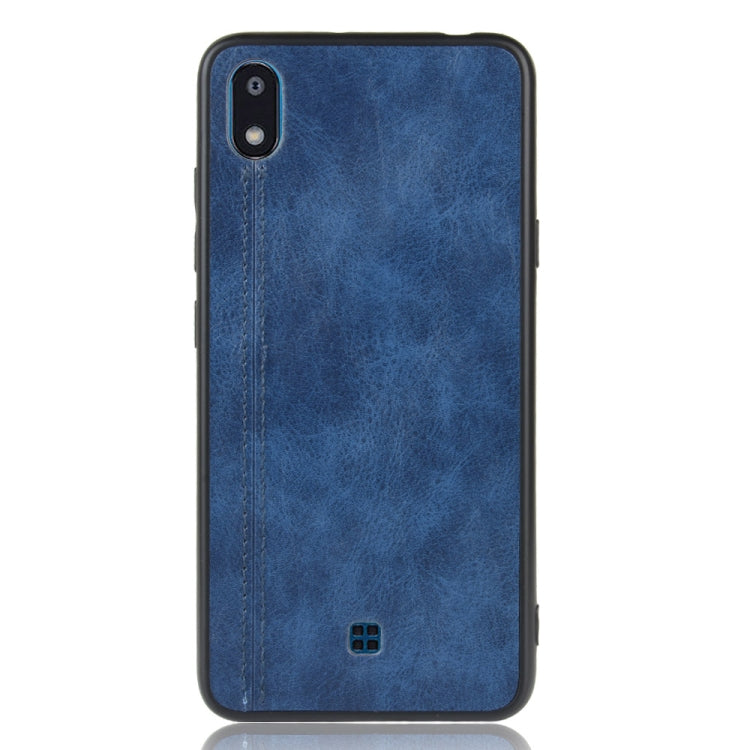 For LG K20 2019 Shockproof Sewing Cow Pattern Skin PC + PU + TPU Case