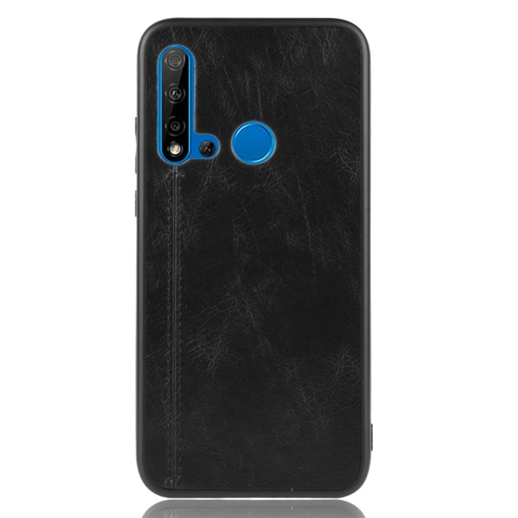 For Huawei P20 Lite 2019 / Nova 5i Shockproof Sewing Cow Pattern Skin PC + PU + TPU Case