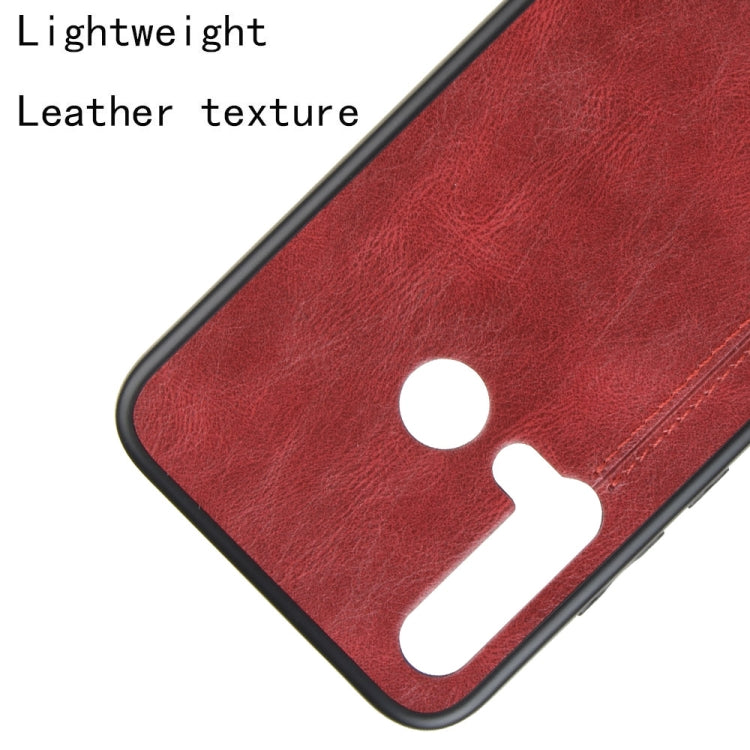 For Huawei P20 Lite 2019 / Nova 5i Shockproof Sewing Cow Pattern Skin PC + PU + TPU Case