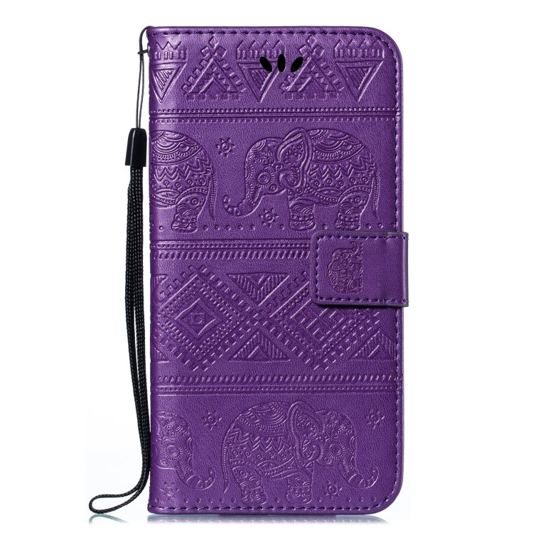 For Huawei Enjoy 10S  Elephant Embossing Pattern Horizontal Flip Leather Case with Holder & Card Slots & Wallet & Photo Frame & Lanyard