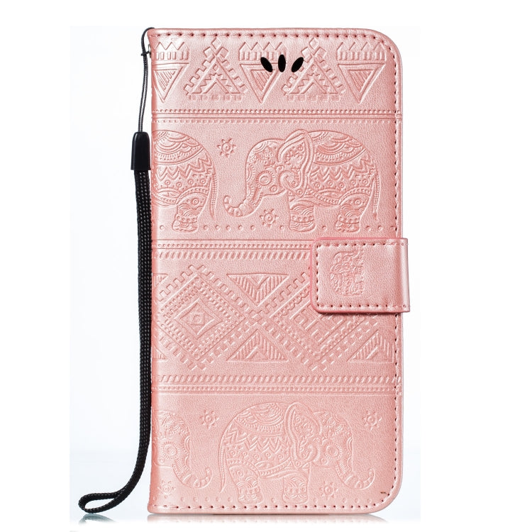 For Huawei Enjoy 10S  Elephant Embossing Pattern Horizontal Flip Leather Case with Holder & Card Slots & Wallet & Photo Frame & Lanyard