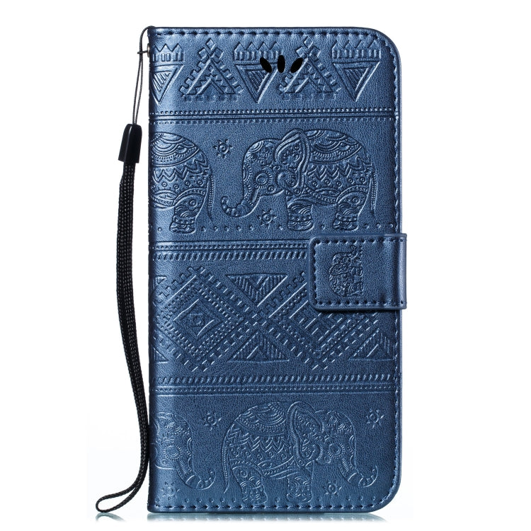 For Huawei Enjoy 10S  Elephant Embossing Pattern Horizontal Flip Leather Case with Holder & Card Slots & Wallet & Photo Frame & Lanyard