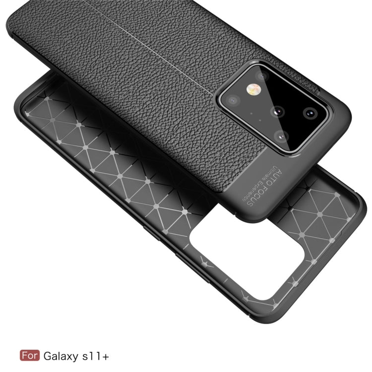 For Galaxy S20 Ultra  Litchi Texture TPU Shockproof Case