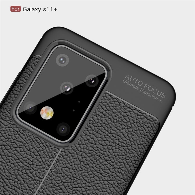 For Galaxy S20 Ultra  Litchi Texture TPU Shockproof Case