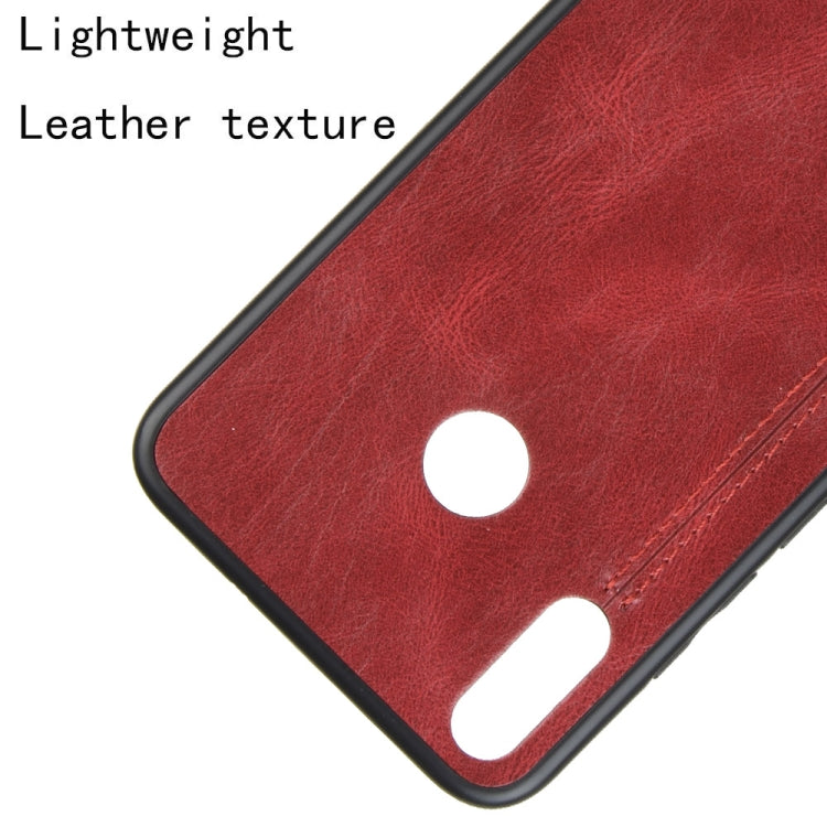 For Huawei Honor 8X Shockproof Sewing Cow Pattern Skin PC + PU + TPU Case