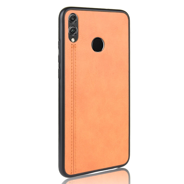 For Huawei Honor 8X Shockproof Sewing Cow Pattern Skin PC + PU + TPU Case