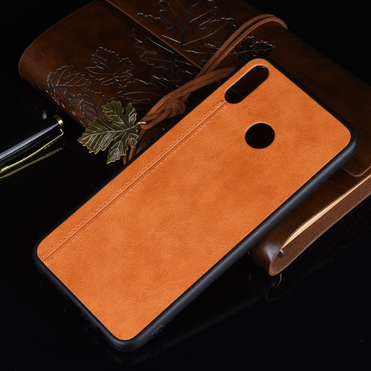 For Huawei Honor 8X Shockproof Sewing Cow Pattern Skin PC + PU + TPU Case