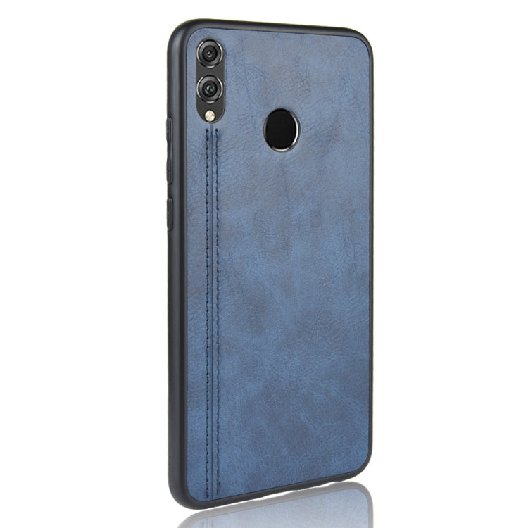 For Huawei Honor 8X Shockproof Sewing Cow Pattern Skin PC + PU + TPU Case