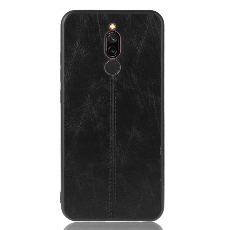 For Xiaomi Redmi 8 Shockproof Sewing Cow Pattern Skin PC + PU + TPU Case