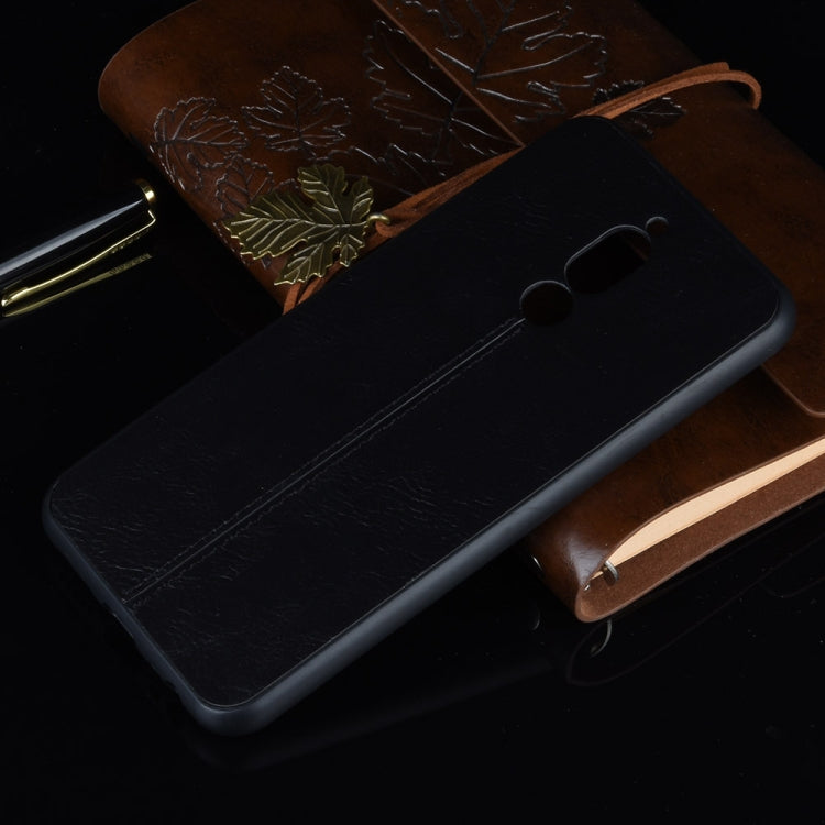 For Xiaomi Redmi 8 Shockproof Sewing Cow Pattern Skin PC + PU + TPU Case