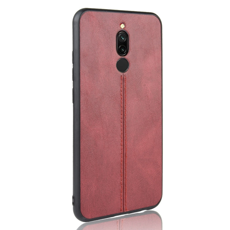 For Xiaomi Redmi 8 Shockproof Sewing Cow Pattern Skin PC + PU + TPU Case