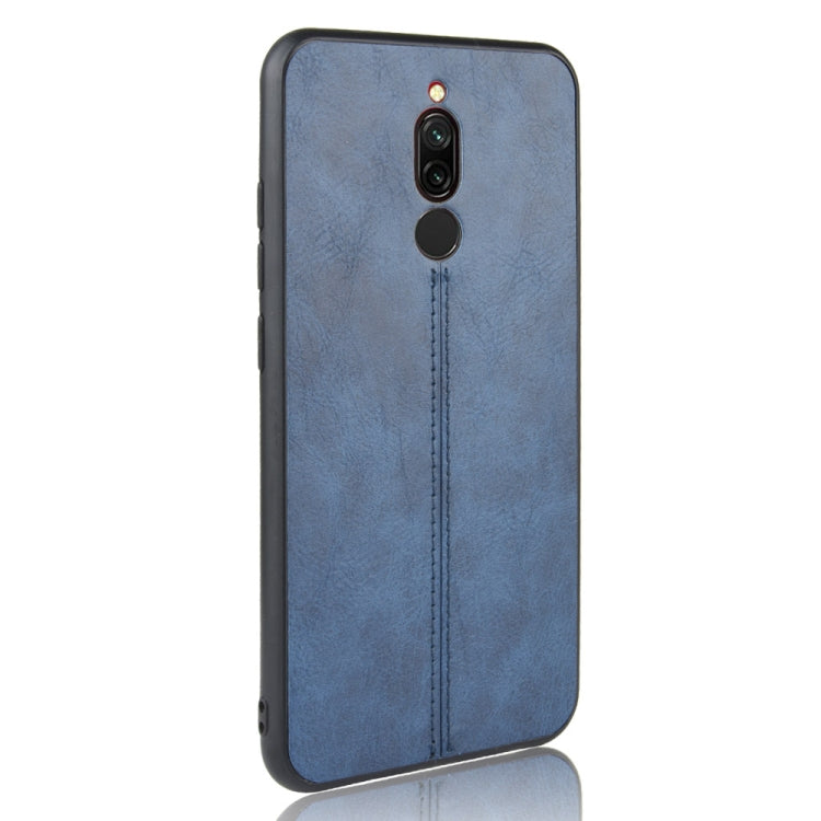 For Xiaomi Redmi 8 Shockproof Sewing Cow Pattern Skin PC + PU + TPU Case